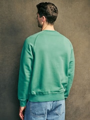 PS Paul Smith Green Smiley Face Logo 100% Cotton Sweatshirt - Image 3 of 4