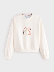 PS Paul Smith Cream Logo Sweatshirt - Image 6 of 6