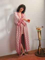 Rockett St George Pink Geo Robe - Image 1 of 12