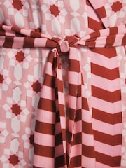 Rockett St George Pink Geo Robe - Image 7 of 12