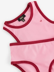 Rockett St George Pink Ribbed Vest Set - Image 10 of 12