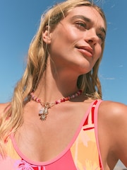 Rockett St George Beaded Sun Necklace - Imagen 2 de 4