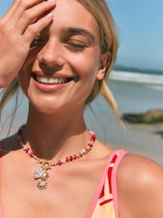 Rockett St George Beaded Sun Necklace - Imagen 3 de 4