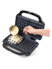 Salter Black Kuro Waffle Maker - Image 1 of 5
