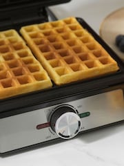 Salter Silver Waffle Maker - Image 4 of 6