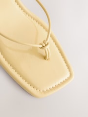 Buttermilk Forever Comfort® Square Toe Post Low Heels - Image 5 of 5