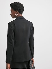 JD Williams Black Stretch Poplin Blazer - Image 2 of 4