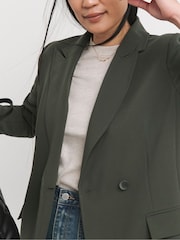 JD Williams Green Oversized Blazer - Image 4 of 4