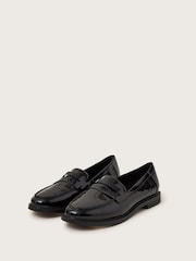 Monsoon Black Elsie Patent Loafers - Image 1 of 3