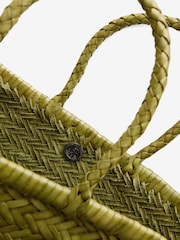 Dragon Diffusion Small Green Triple Bamboo Bag - Image 7 of 8