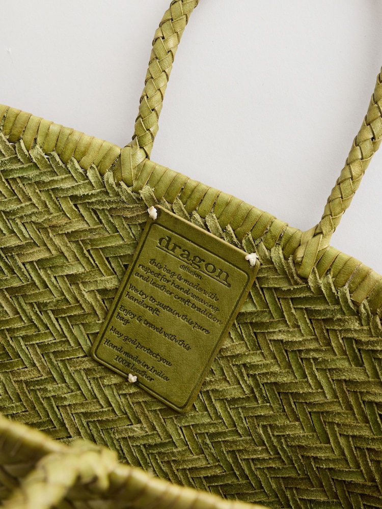 Dragon Diffusion Small Green Triple Bamboo Bag - Image 8 of 8