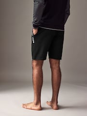 BOSS Logo Print 100% Cotton Terry Shorts - Imagen 2 de 5