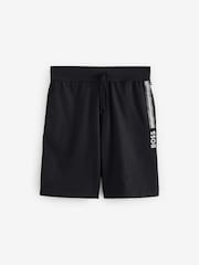 BOSS Logo Print 100% Cotton Terry Shorts - Imagen 5 de 5