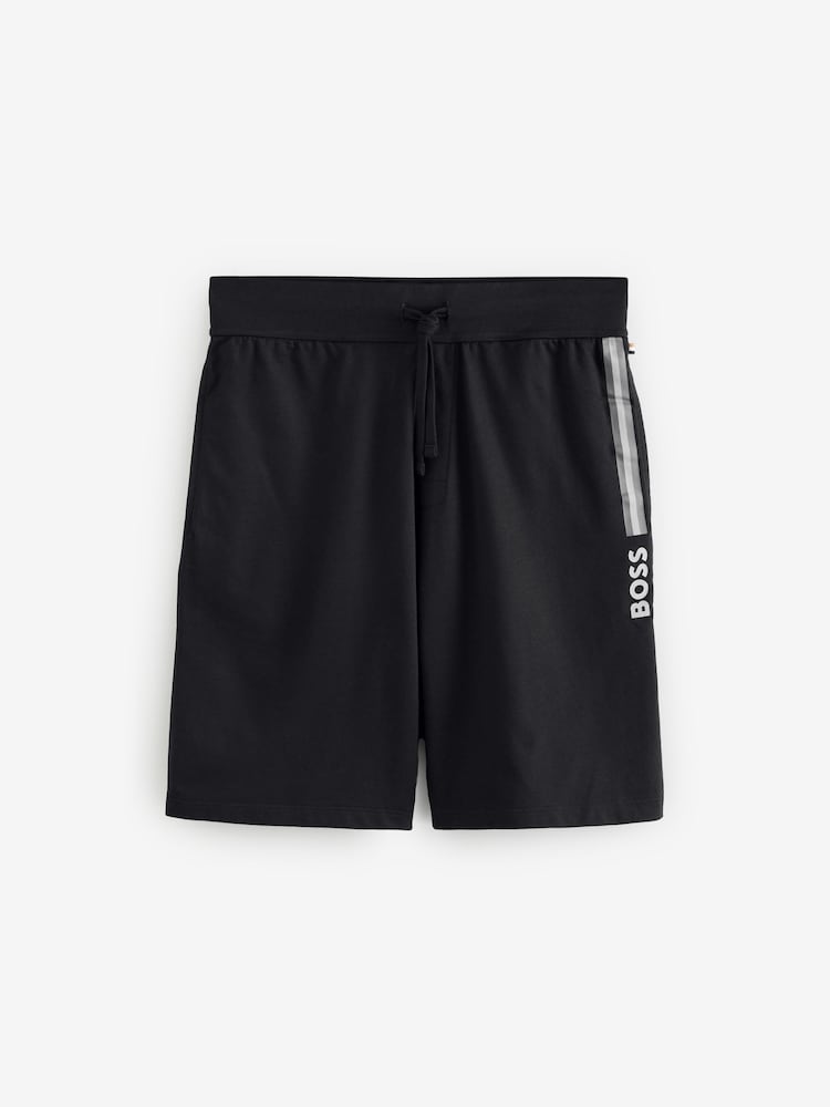 BOSS Logo Print 100% Cotton Terry Shorts - Imagen 5 de 5