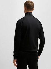 BOSS Black Terry Zip Up 100% Cotton Jacket - Image 2 of 5