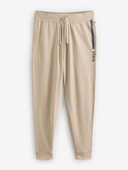 BOSS Natural Drawcord Terry 100% Cotton Joggers - Image 4 of 4