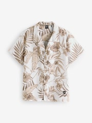 BOSS Natural Patterned Resort Shirt - Image 1 of 3