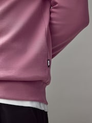 BOSS Purple Double B Monogram Logo Jersey Sweatshirt - Image 4 of 5