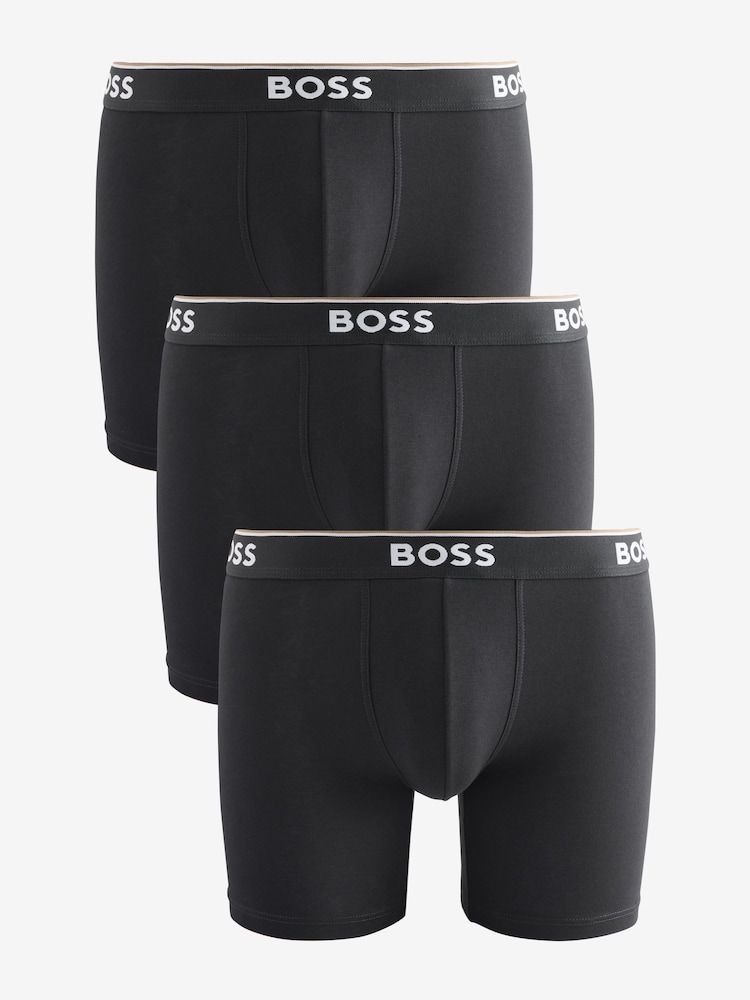BOSS Black 3 Pack Power Boxers - Image 1 of 4 BOSS Black 3 Pack Power Boxers - Image 1 of 4