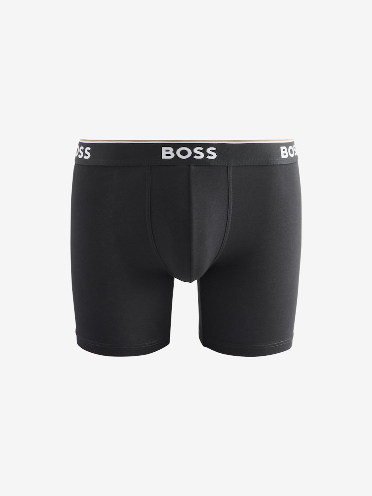 BOSS Black 3 Pack Power Boxers - Image 2 of 4 BOSS Black 3 Pack Power Boxers - Image 2 of 4