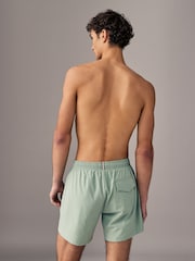 Зеленый - BOSS Tio Logo Quick Dry Swim Shorts - Изображение 2 из 4