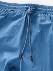 HUGO Blue Logo Label Quick Dry Swim Shorts - Image 4 of 5