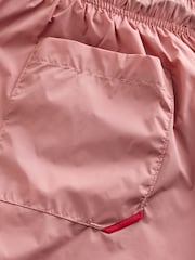 HUGO Pink Logo Print Fully Lined Swim Shorts - Image 4 of 4