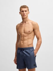 BOSS Blue Cargo Pocket Swim Shorts - Image 1 of 4