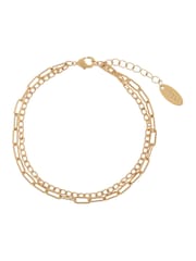 Orelia London Chain 2 Row Bracelet Set - Image 1 of 2
