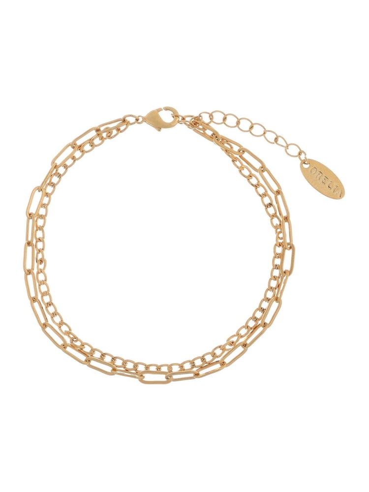 Orelia London Chain 2 Row Bracelet Set - Image 1 of 2