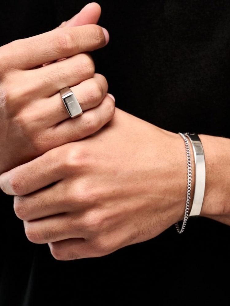 Orelia London Fine Curb Chain Bracelet - Image 2 of 2