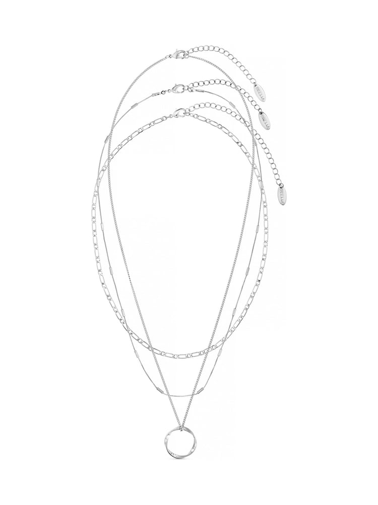 Orelia London Open Circle Three Row Necklace - Image 1 of 4
