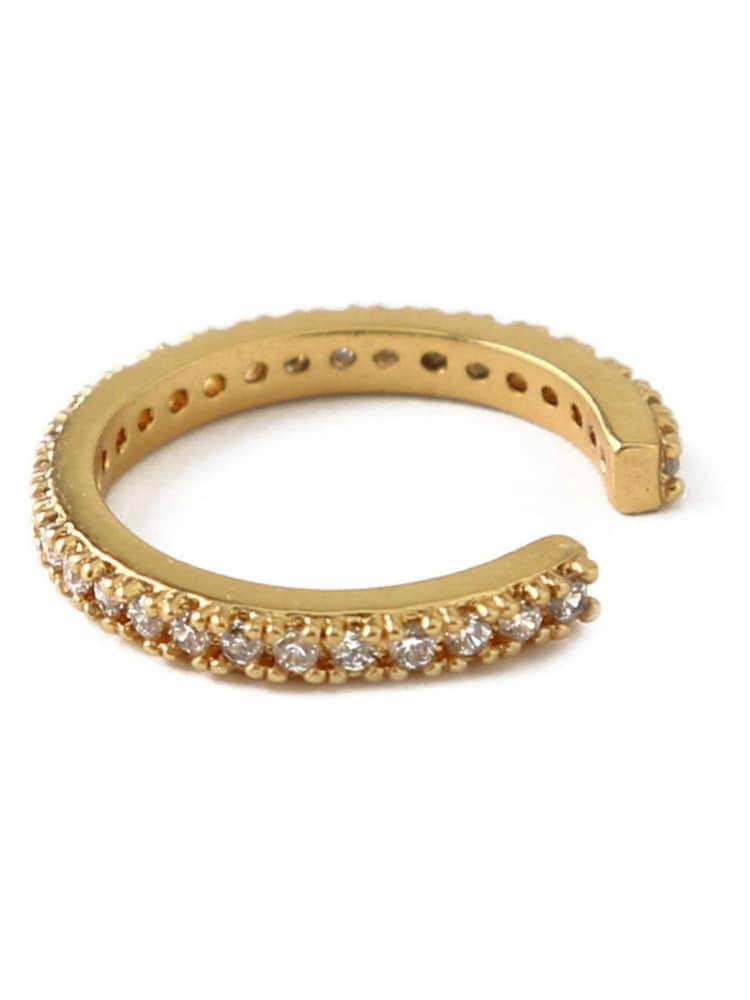 Orelia London Gold Tone Fine Pave Single Ear Cuffs - Image 1 of 2 Orelia London Gold Tone Fine Pave Single Ear Cuffs - Image 1 of 2