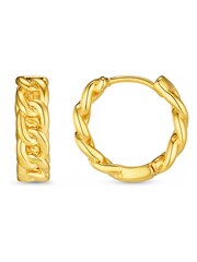 Orelia London Chain Huggie Hoop Earrings - Image 1 of 3