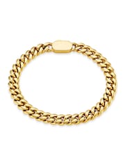 Orelia London Chunky Flat Curb and  Solid Clasp Bracelet - Image 1 of 2