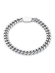 Orelia London Chunky Flat Curb and  Solid Clasp Bracelet - Image 1 of 2
