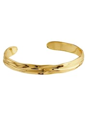 Orelia London Gold Tone Molten Bangle - Image 1 of 4