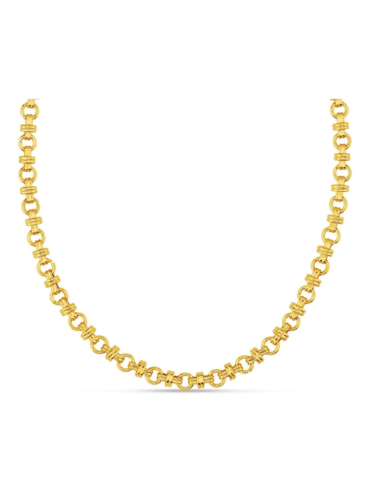 Orelia London Gold Tone Cross Link Chain Necklace - Image 2 of 4