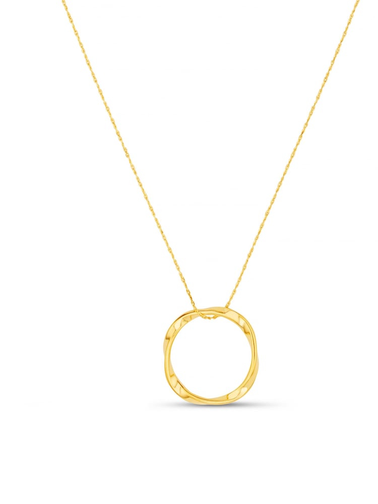 Orelia London Open Circle Mid Length Necklace - Image 2 of 4