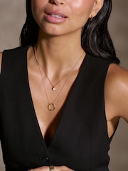 Orelia London Open Circle Mid Length Necklace - Image 4 of 4