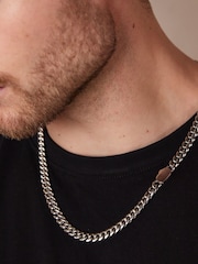 Orelia London Chunky Flat Curb & Solid Clasp Necklace - Image 3 of 3