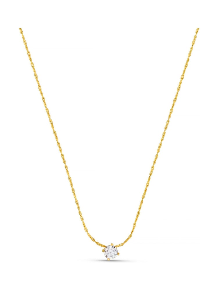 Orelia London Gold Tone Fine Stationed Crystal Collar Necklace - Image 2 of 3