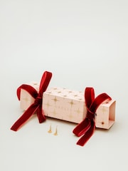 Orelia London Starburst Cracker Micro Pave Hoops Earrings - Image 2 of 3