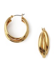 Orelia London Interlocking Hoop Earrings - Image 2 of 2
