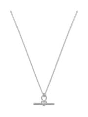 Orelia London Dainty T-Bar Knot Necklace - Image 2 of 3