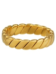 Orelia London Gold Tone Metal Flat Twist Ring - Image 1 of 1