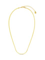 Orelia London Gold Tone Flat Snake chain Necklace - Image 1 of 4