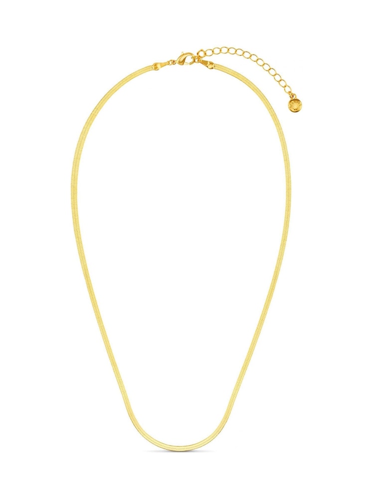 Orelia London Gold Tone Flat Snake chain Necklace - Image 1 of 4