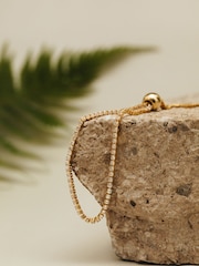 Orelia London Gold Tone Fine Crystal Tennis Slider Bracelet - Image 2 of 3