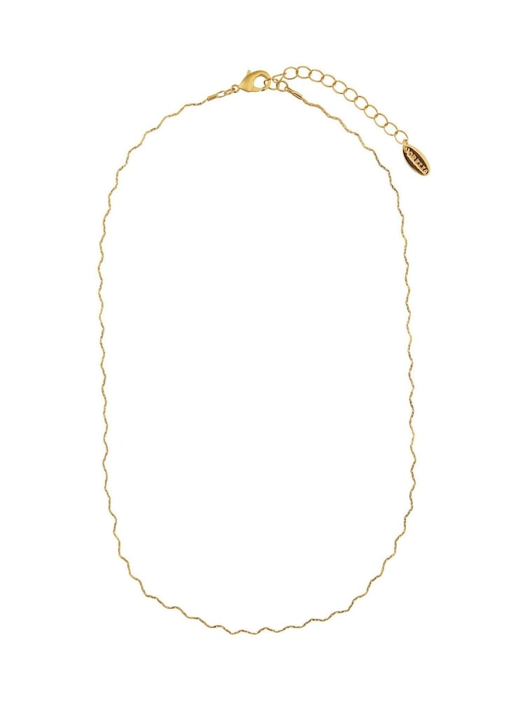 Orelia London Fine Wave Chain Necklace - Image 1 of 3